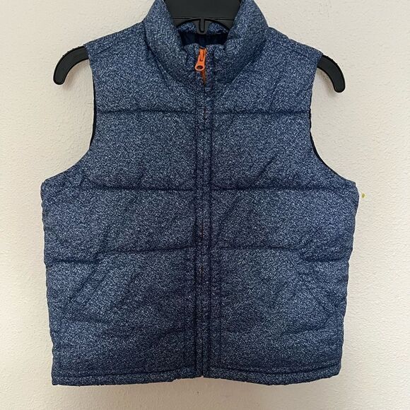 OLD Navy BLUE PUFFER VEST SIZE 6/7 Boy - Picture 1 of 4